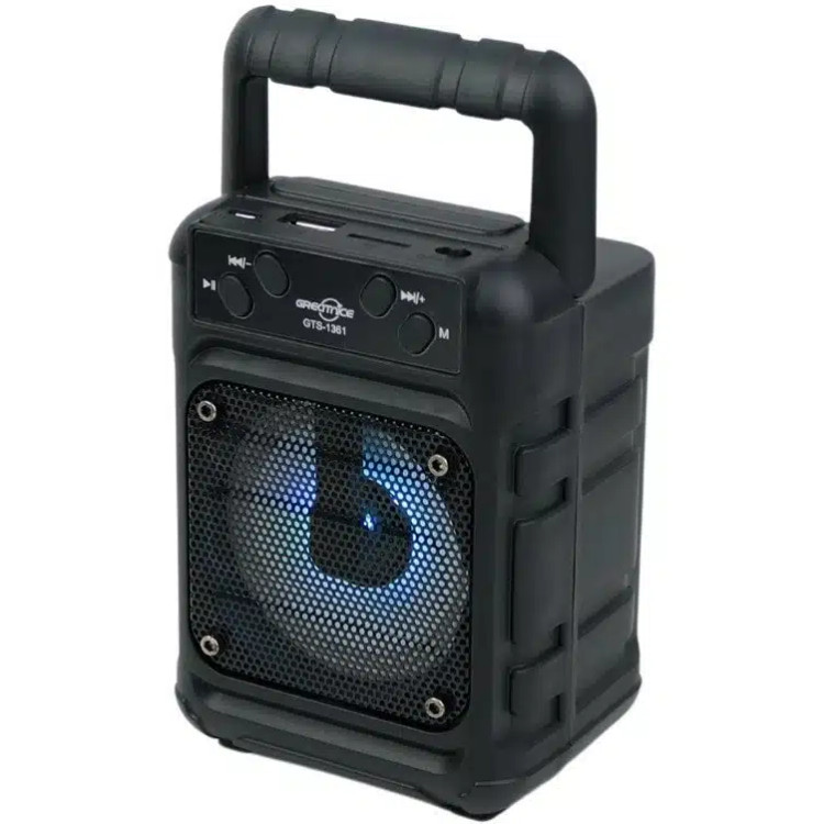 اسپیکر بلوتوثی GTS-1361 با رقص نور LED و پشتیبانی USB و کارت حافظه